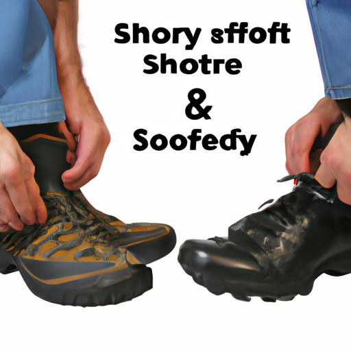 Choosing the right safety shoes - finding the perfect fit and comfort.