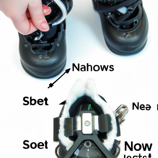 Measuring and fitting children's snow boots